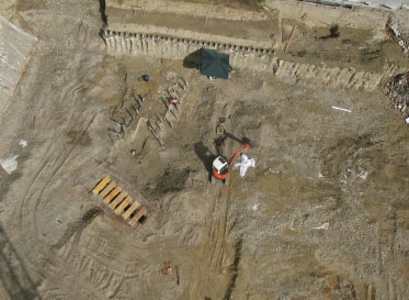 area scavi