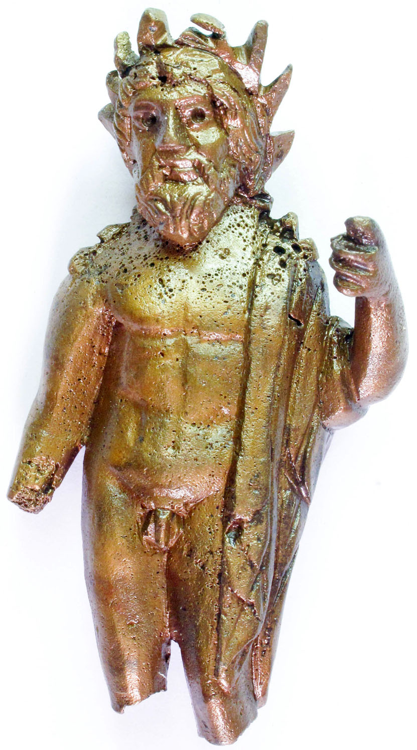 Statuetta d'oro di divinità - Parma- piazza Ghiaia, II secolo a.C.