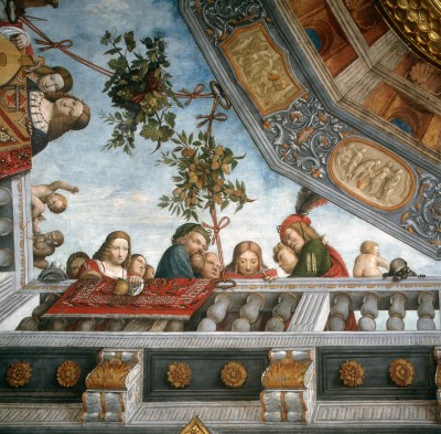 Sala del Tesoro, affresco di Benvenuto Tisi - Museo Archeologico Nazionale di Ferrara