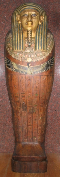 Anthropoid wooden coffin of Shepseptah, XXVI Dynasty