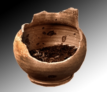 La ciotola di terracotta contenente il tesoretto