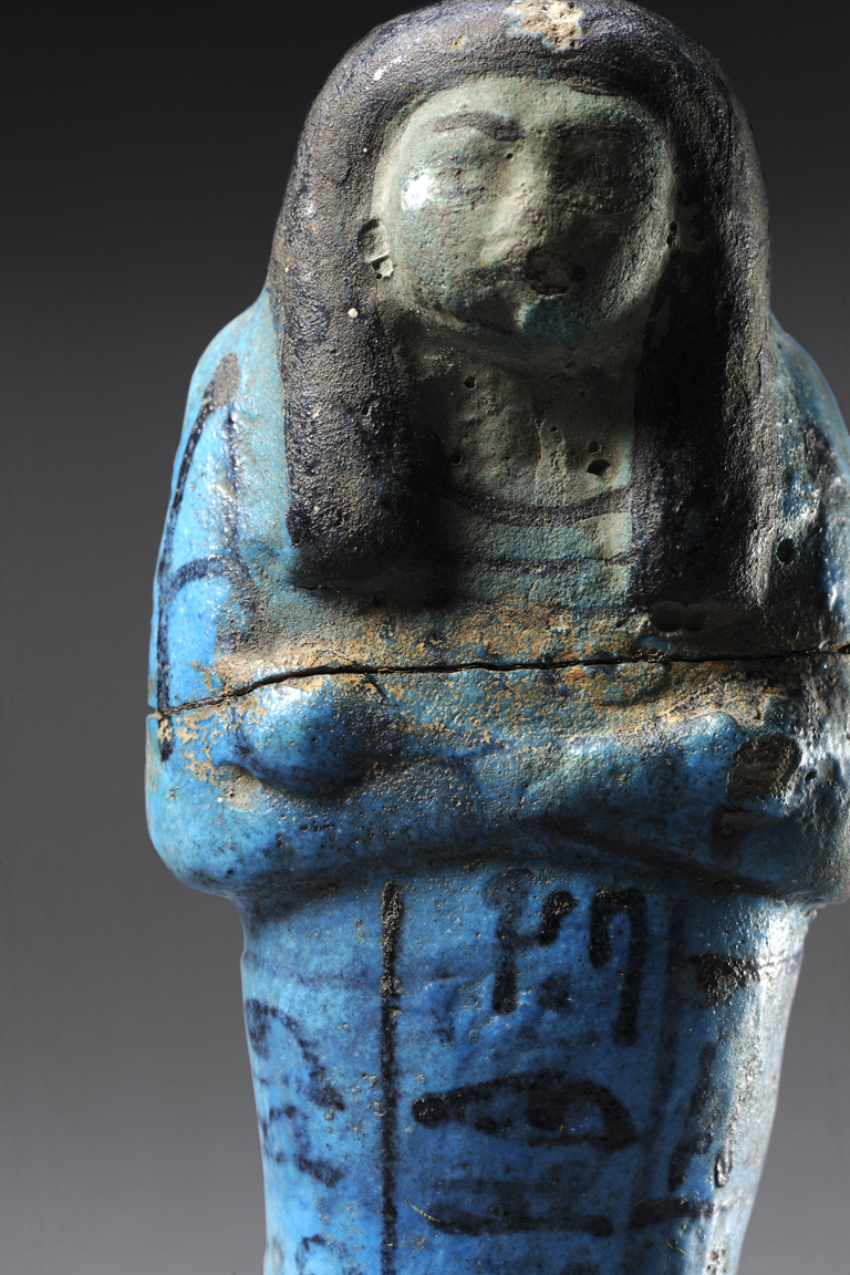 Ushabti di Unen-nefer in faence, XIX-XX dinastia (1292-1070 a.C.)