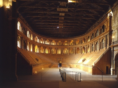 Parma, Teatro Farnese. Autorizzazione SBSAE Parma e Piacenza