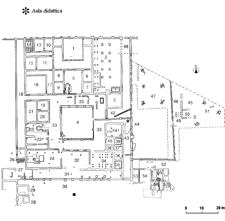 roman villa floor plan